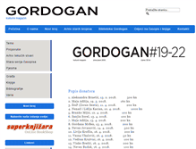 Tablet Screenshot of gordogan.com.hr